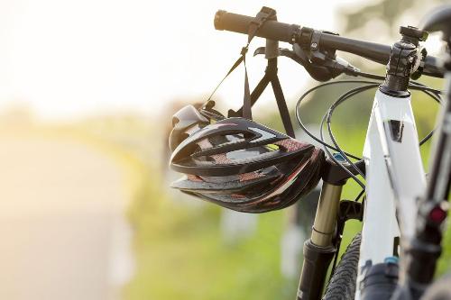Electric Bike Hire in Surrey and Sussex bike helmet